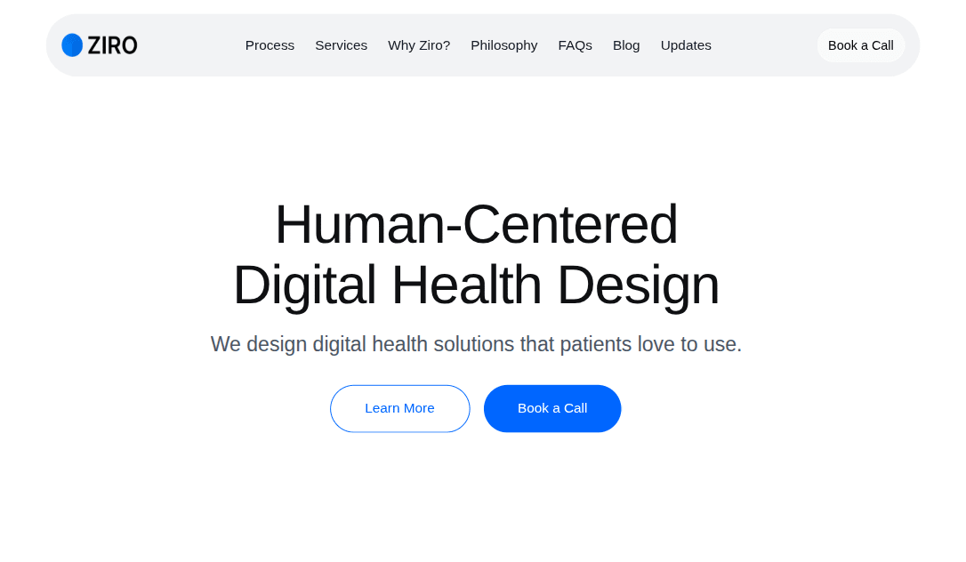 ZIRO.HEALTH - Digital Health Design Agency
